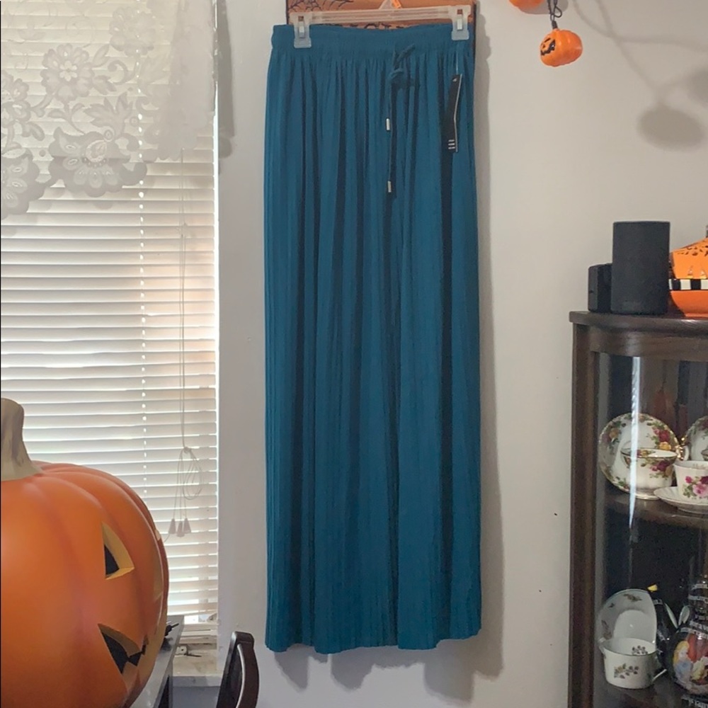 Teal Maxi skirt